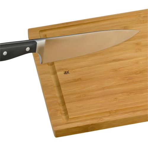 Planche à découper avec couteau 6 parts en bambou